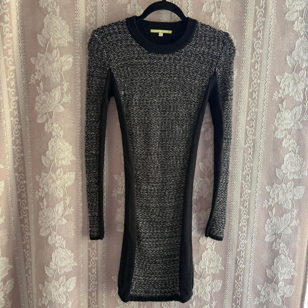 Gianni Bini Women's Black and White Sweater Dress